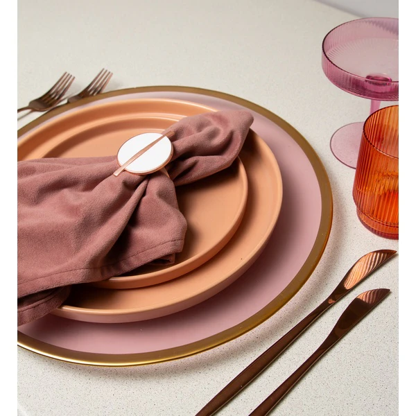 Салфетка велюр, пыльно-розовая - Фото 5