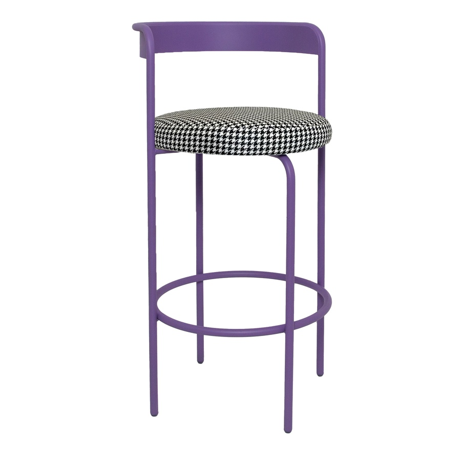 Стул барный Колори, Фиалковое мороженое + Гусиная лапка - Фото миниатюра 1