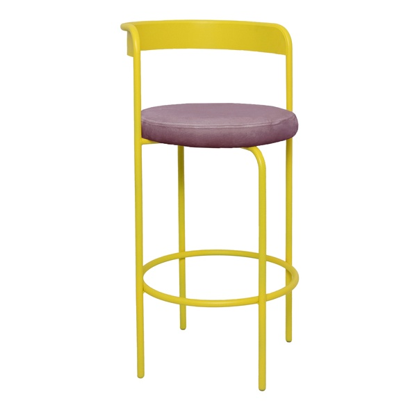 Стул барный Колори, Лимонный капкейк + Розовая помада
