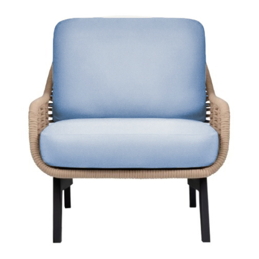 Кресло Ван Гог, голубое - Фото миниатюра 1