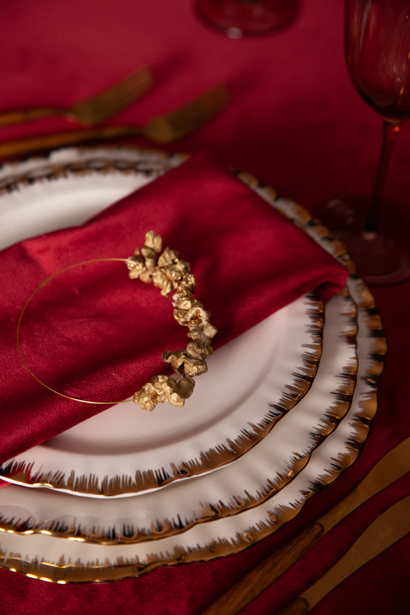 Сервировочная тарелка Подсолнух Золото