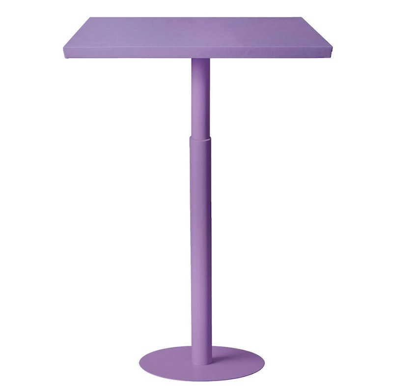 Стол коктейльный Твист Прямоугольный С, Фиалковое мороженое +Нежная орхидея (телескопические ноги) 