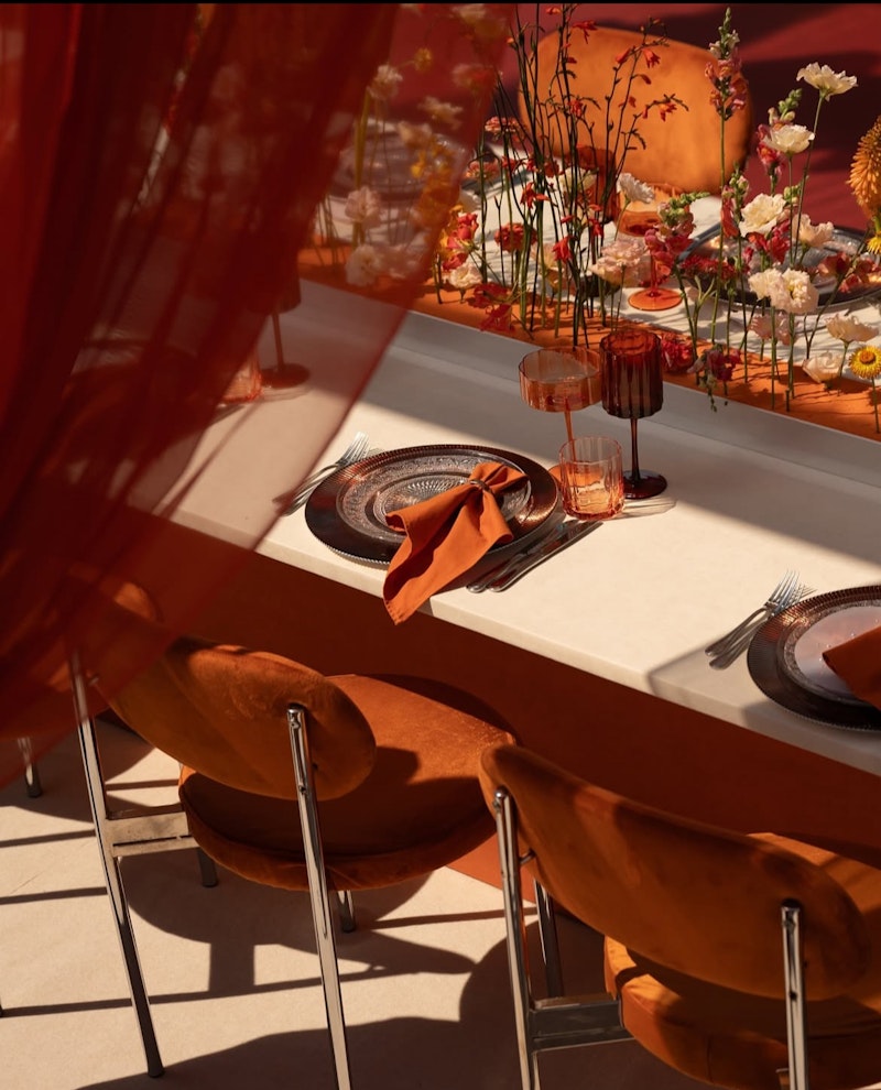 Сет бокалов Сквош Этюд в оранжевом