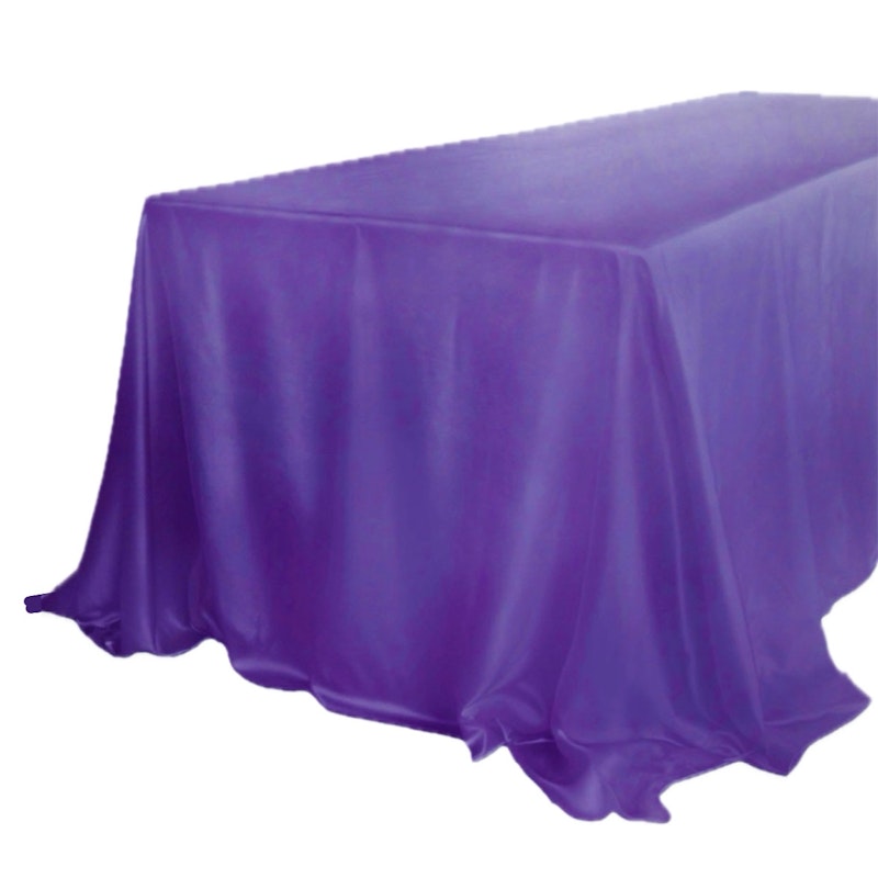 Скатерть велюр, прямоугольная, Таинственный фиолетовый