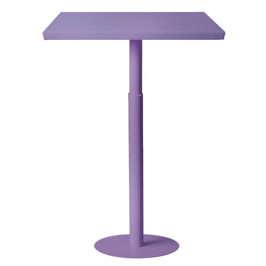 Стол коктейльный Твист Прямоугольный С, Фиалковое мороженое +Нежная орхидея (телескопические ноги)  - Фото миниатюра 1