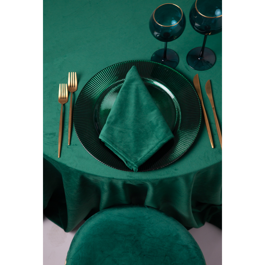 Бокал Сирен С синий с золотой каймой - Фото миниатюра 3