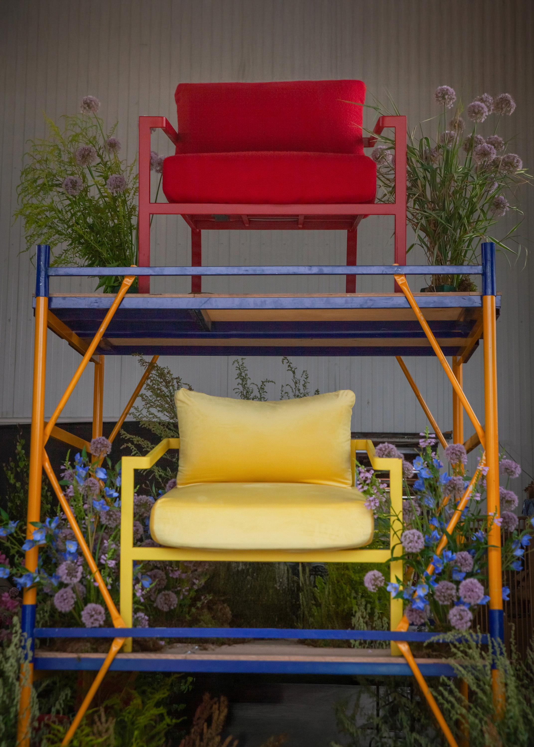 Кресло Хагги, Лимонный капкейк + Желтая субмарина