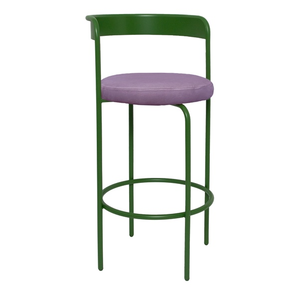 Стул барный Колори, Фисташковое пралине + Нежная орхидея