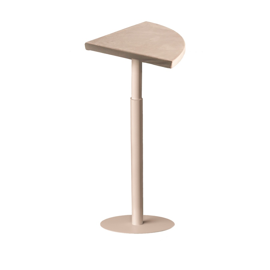 Стол коктейльный Твист Лепесток, Кремовый бисквит  (телескопическая нога) - Фото миниатюра 1