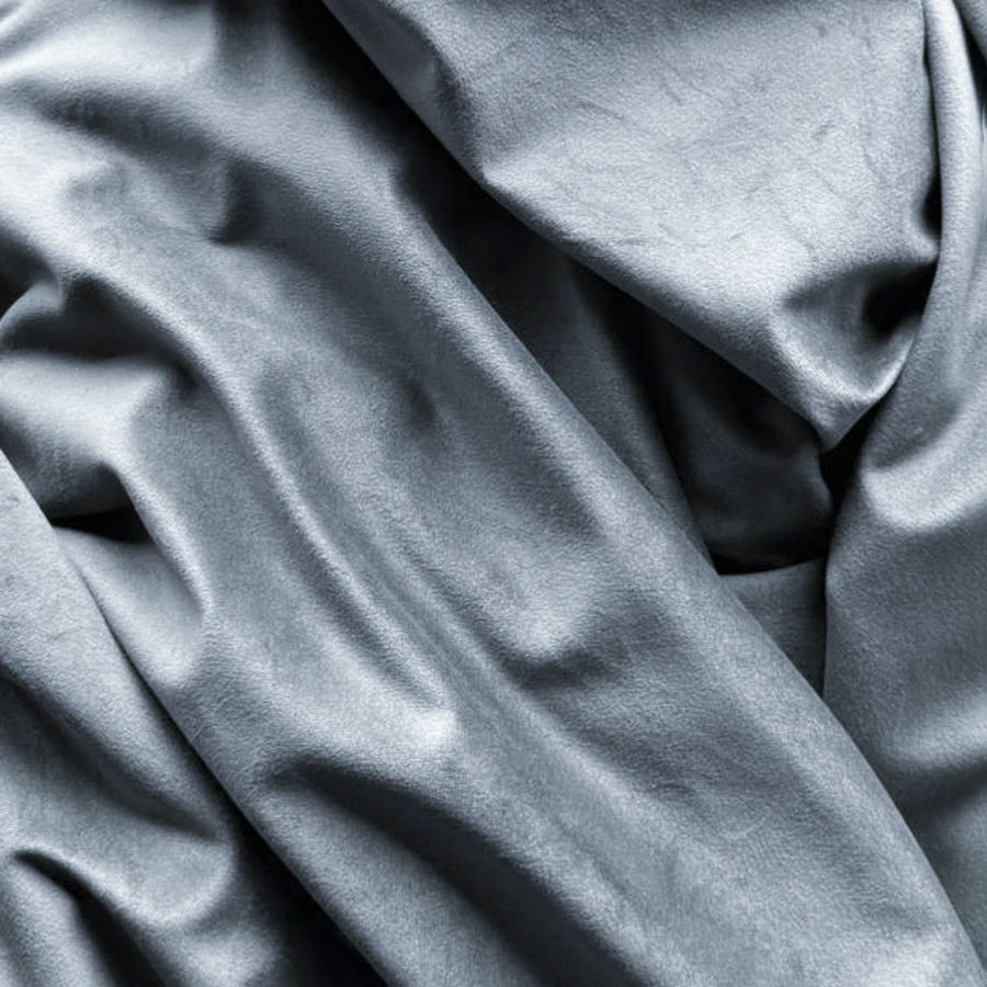 Серо-голубой велюр (наотрез от 1 метра)
