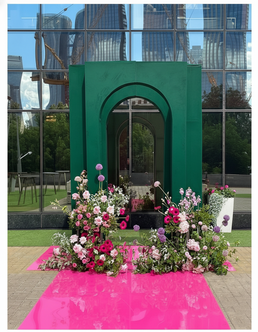 Чехлы из велюра для арки Лего - П Л, изумруд