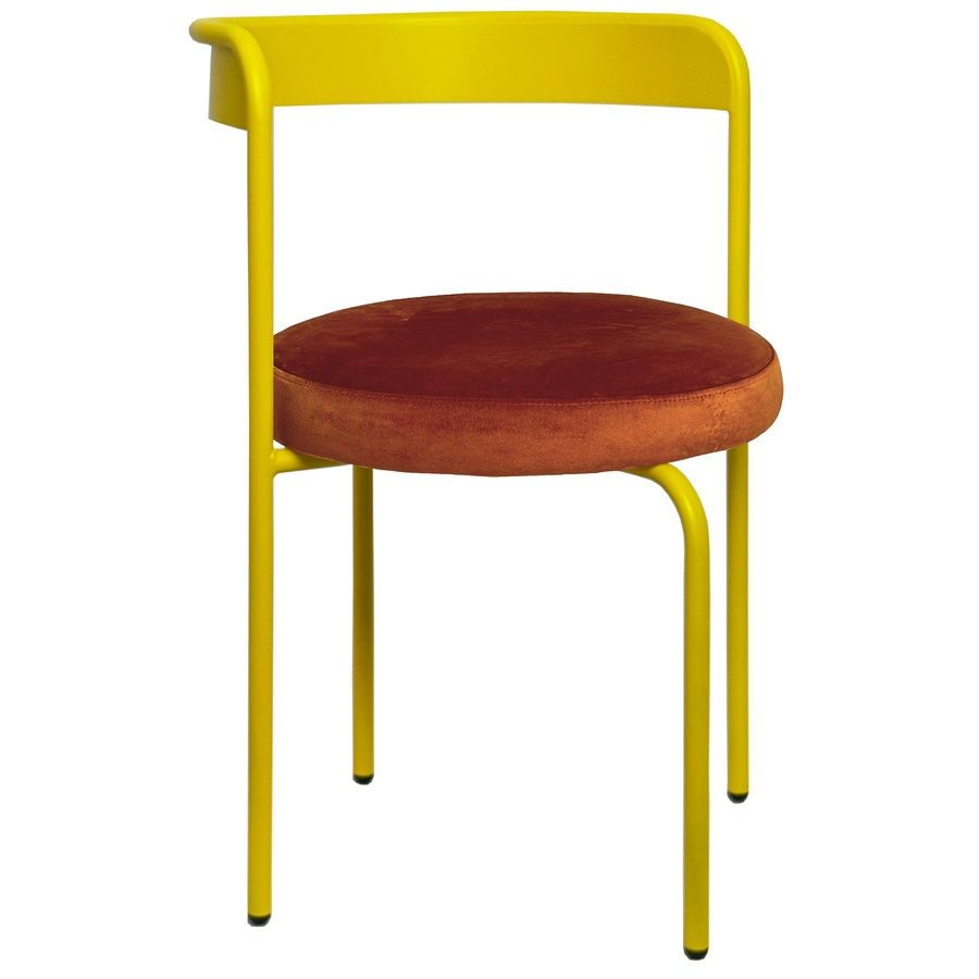 Стул Колори, Лимонный капкейк + Терракотовый - Фото миниатюра 1