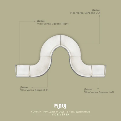 Пуф Кручу-верчу Квадрат Млечный путь - изображение 3