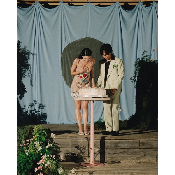 Стол коктейльный Твист Круглый, Розовая помада + светло-розовый - Фото 3