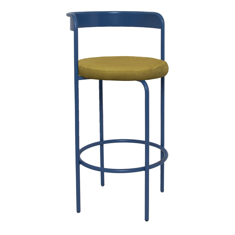 Стул барный Колори, Черничный йогурт + Золотая охра - Фото миниатюра 1