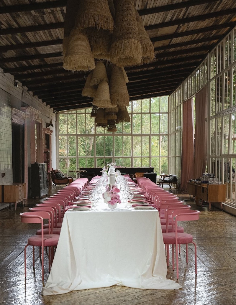 Стул Колори, Розовая помада + Куколка