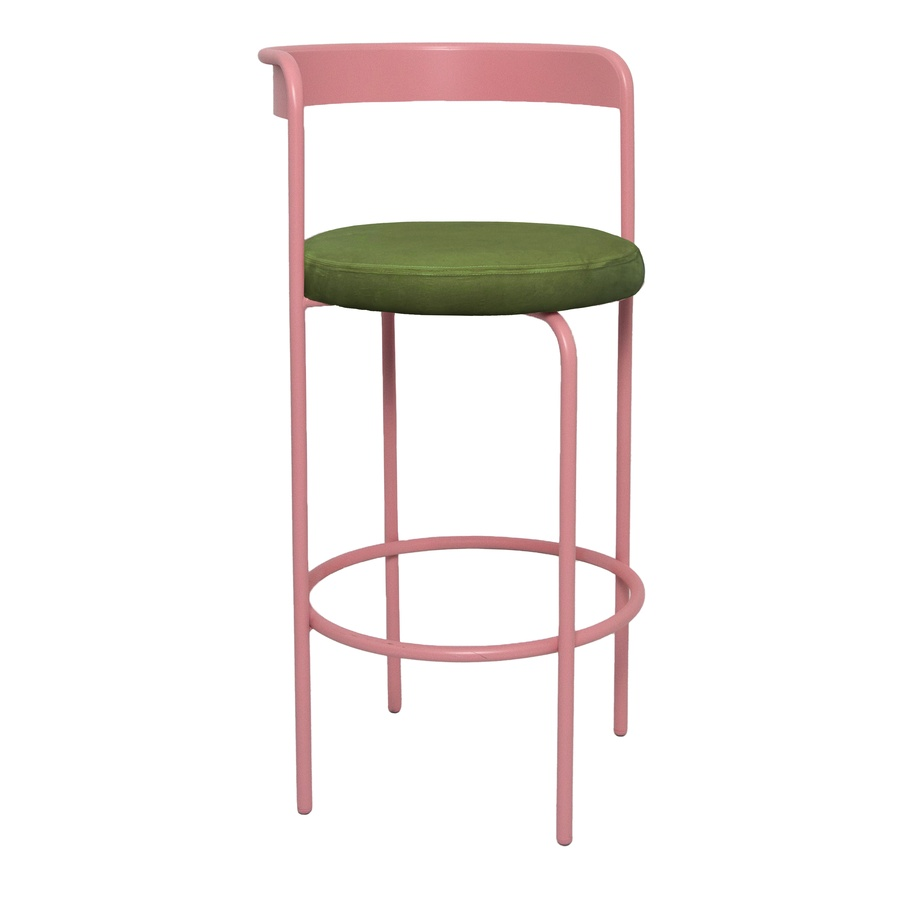 Стул барный Колори, Розовая помада + Матча - Фото миниатюра 1