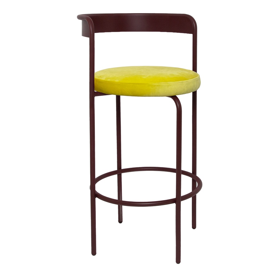 Стул барный Колори Бордо + Желтая субмарина - Фото миниатюра 1