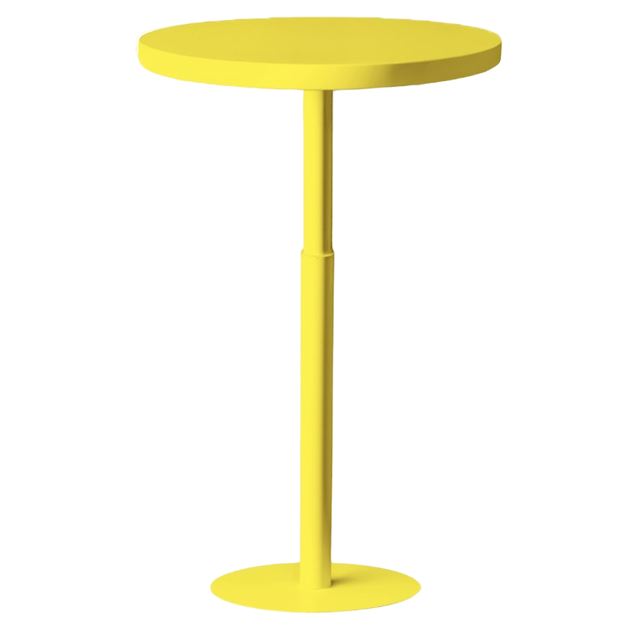 Стол коктейльный Твист Круглый, Лимонный капкейк + Желтая субмарина - Фото миниатюра 1