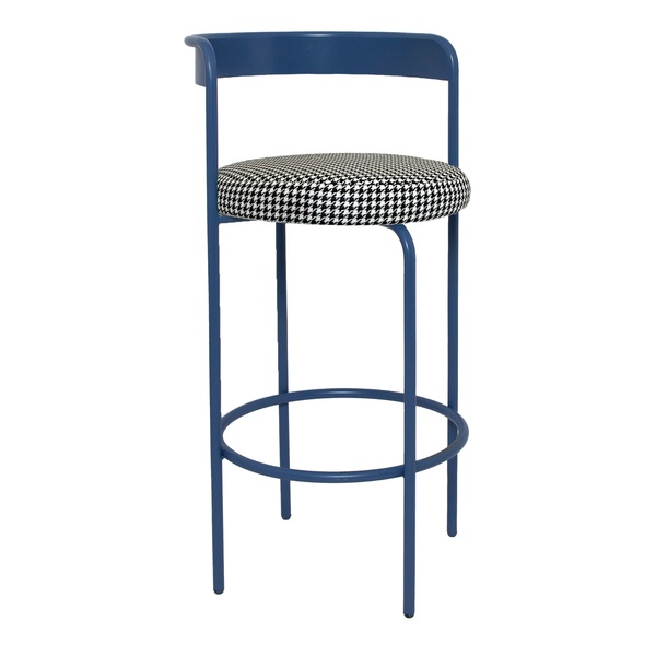 Стул барный Колори, Черничный йогурт + Гусиная лапка