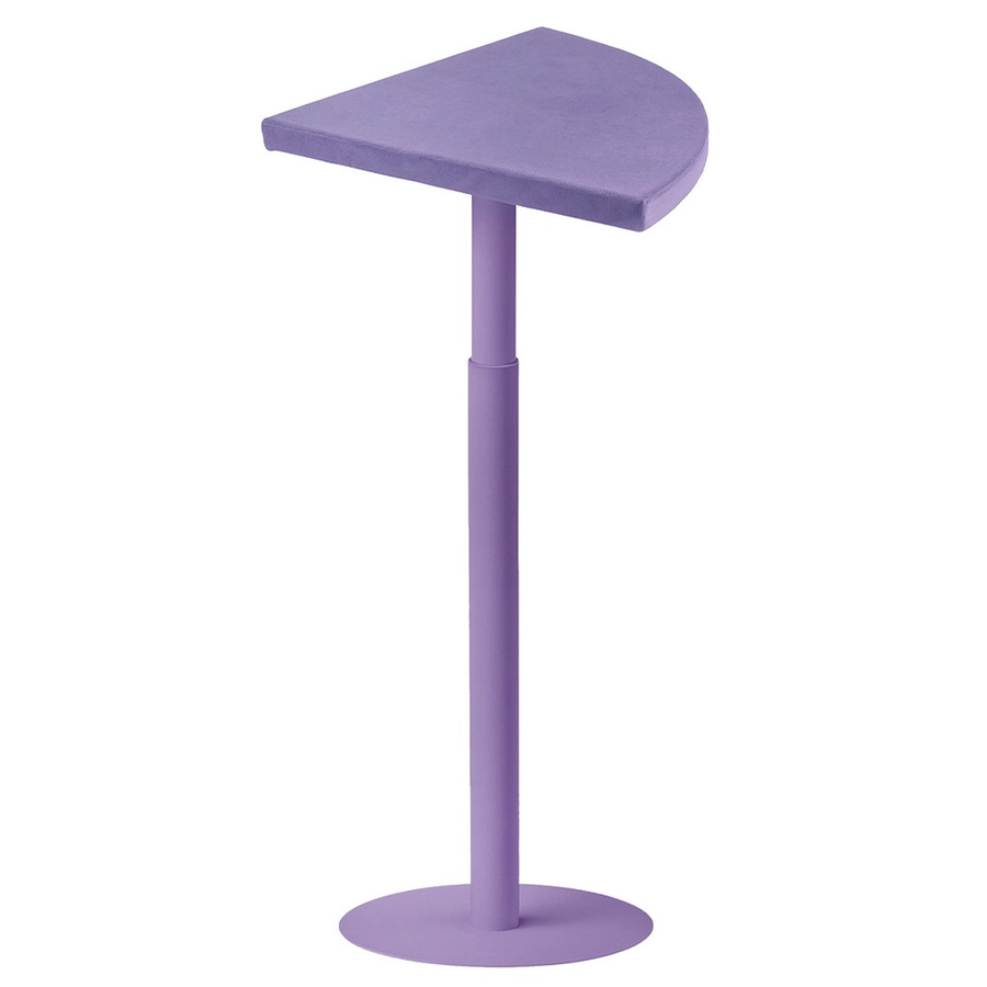 Стол коктейльный Твист Лепесток, Фиалковое мороженое + Нежная орхидея (телескопическая нога) - Фото миниатюра 1