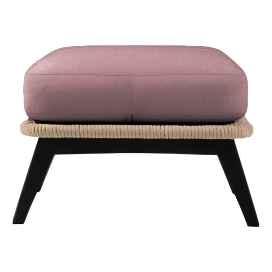 Пуф Ван Гог пыльно-розовый - Фото миниатюра 1