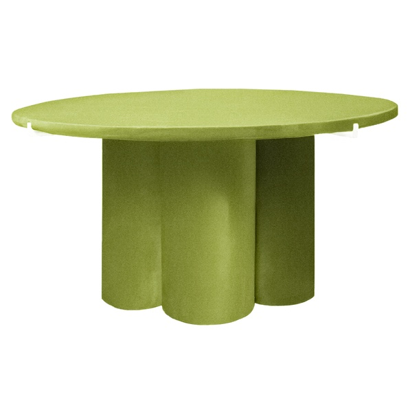 Журнальный столик Сквош весенняя зелень, велюр