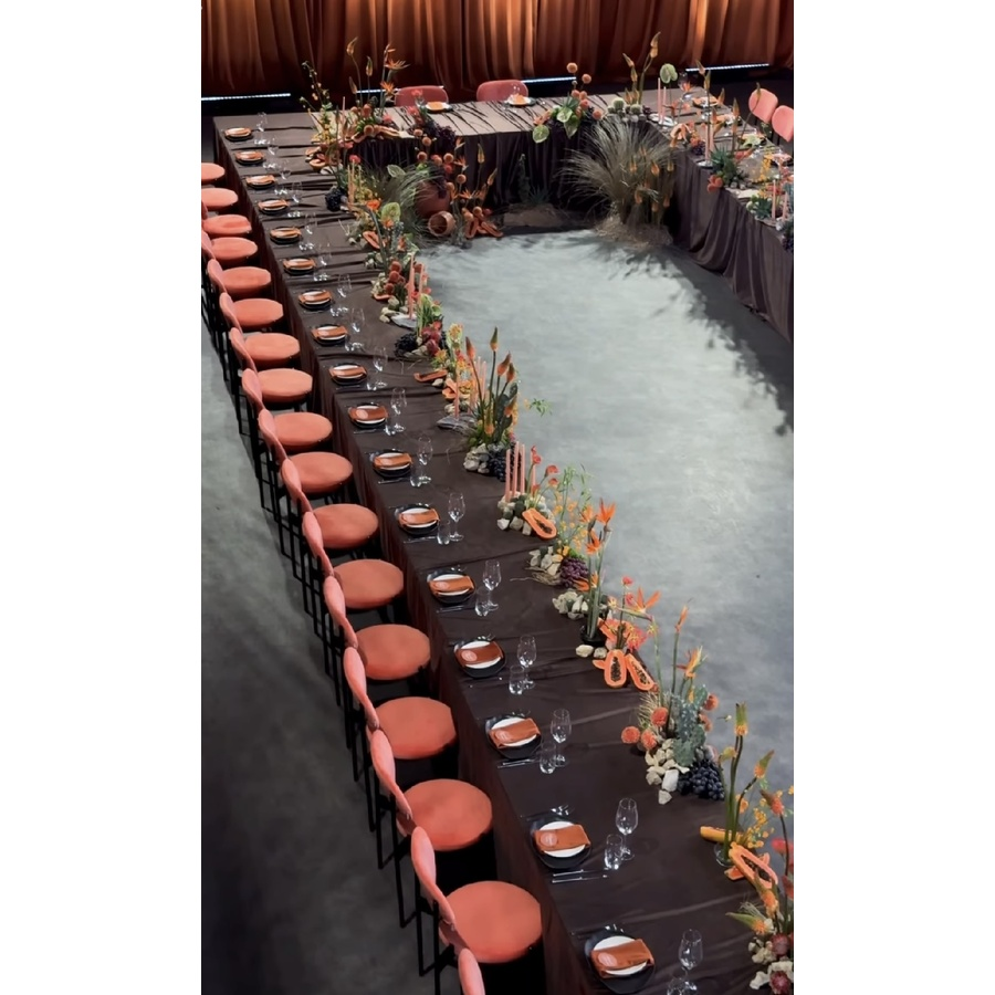 Стул Модерн Черный, Натуральный ротанг + Игривый Персик - Фото миниатюра 7