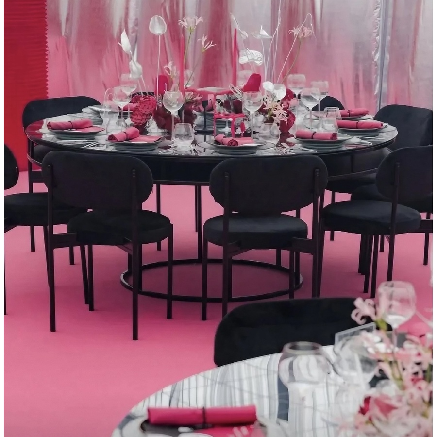 Стул Модерн Черный, Натуральный ротанг + Черная ночь - Фото миниатюра 2