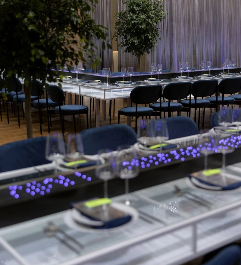 Стул Модерн Черный, Глубокий синий