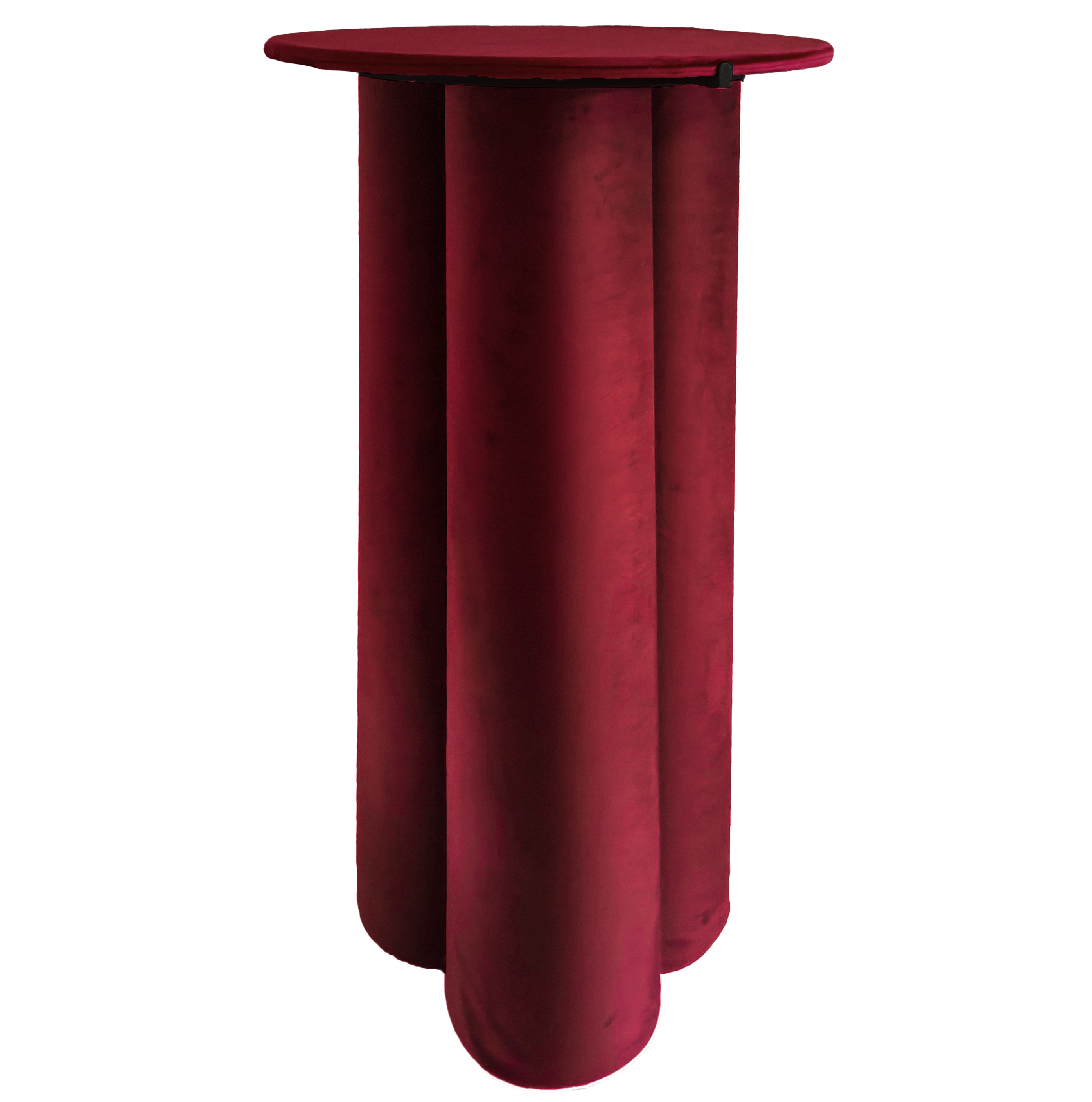 Коктейльный стол Сквош пьяная вишня, велюр  - Фото миниатюра 1