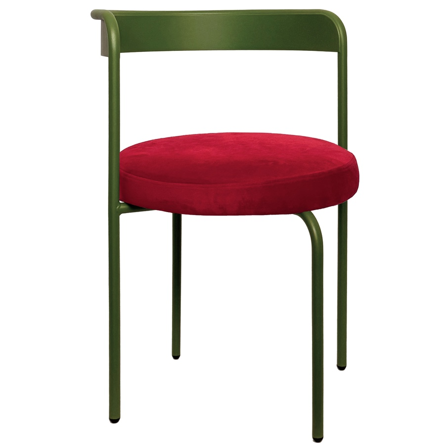 Стул Колори, Фисташковое пралине + Малиново-красный - Фото миниатюра 1