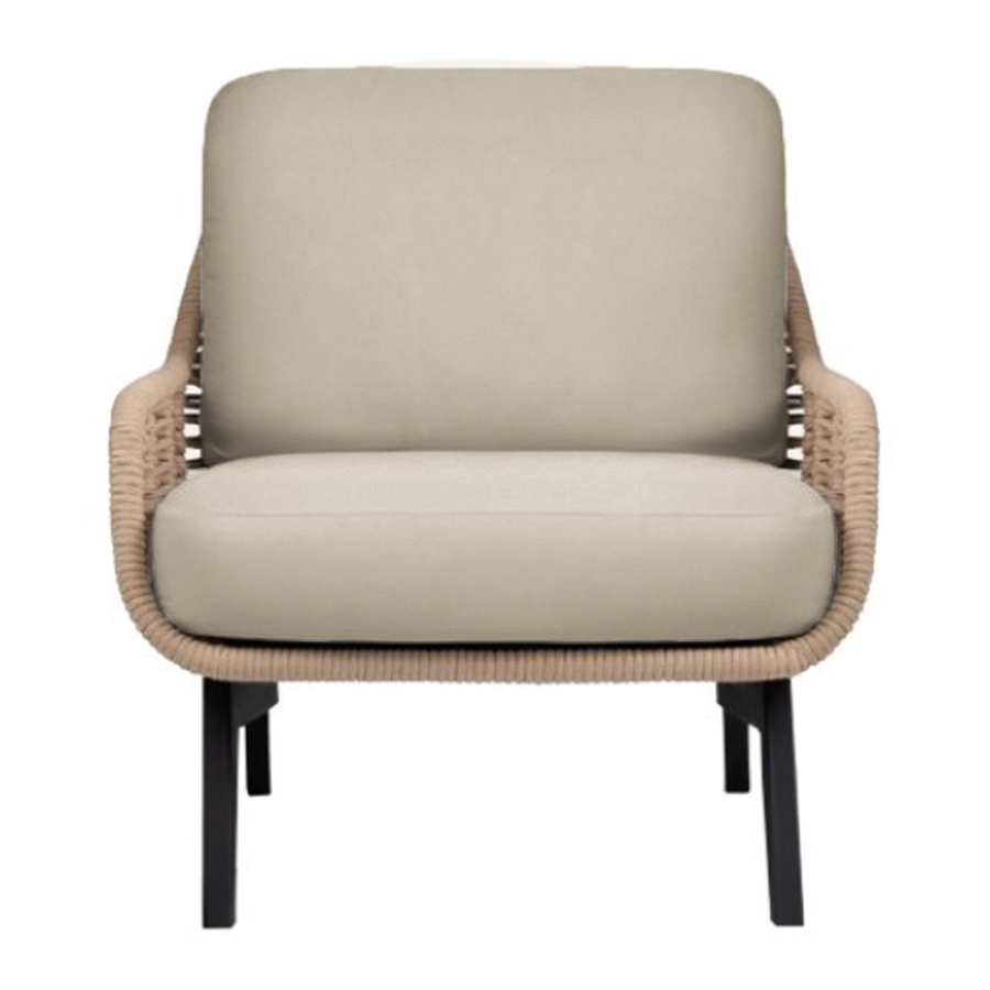 Кресло Ван Гог, бежевое - Фото миниатюра 1