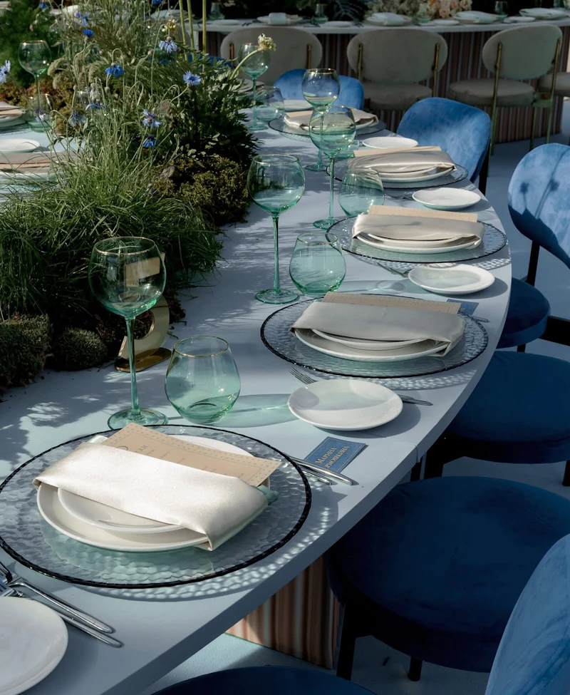 Стул Модерн Черный, Морская волна