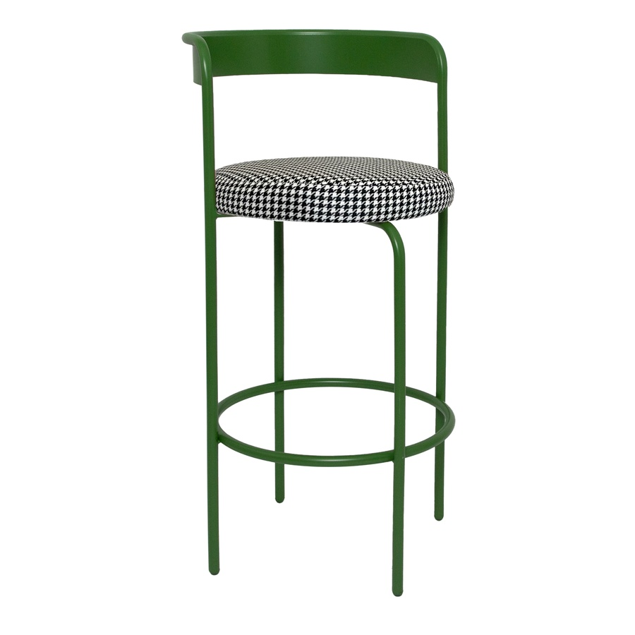 Стул барный Колори, Фисташковое пралине + Гусиная лапка - Фото миниатюра 1