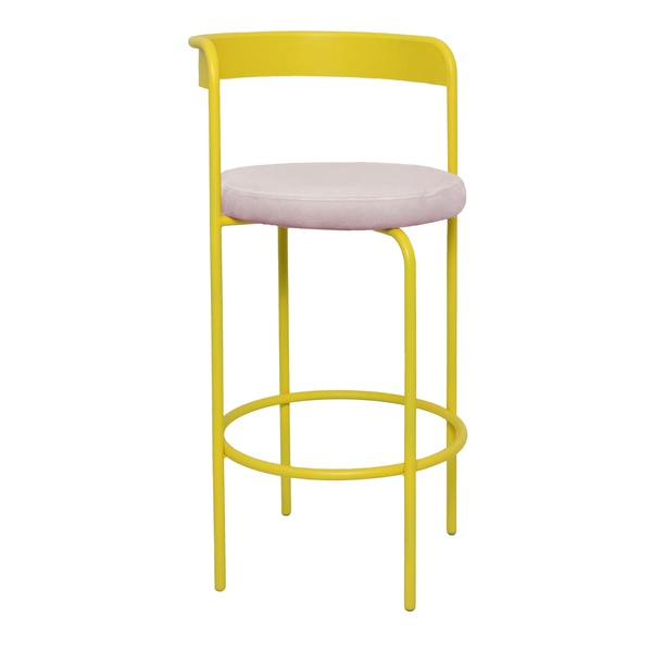 Стул барный Колори, Лимонный капкейк + Розовый кварц