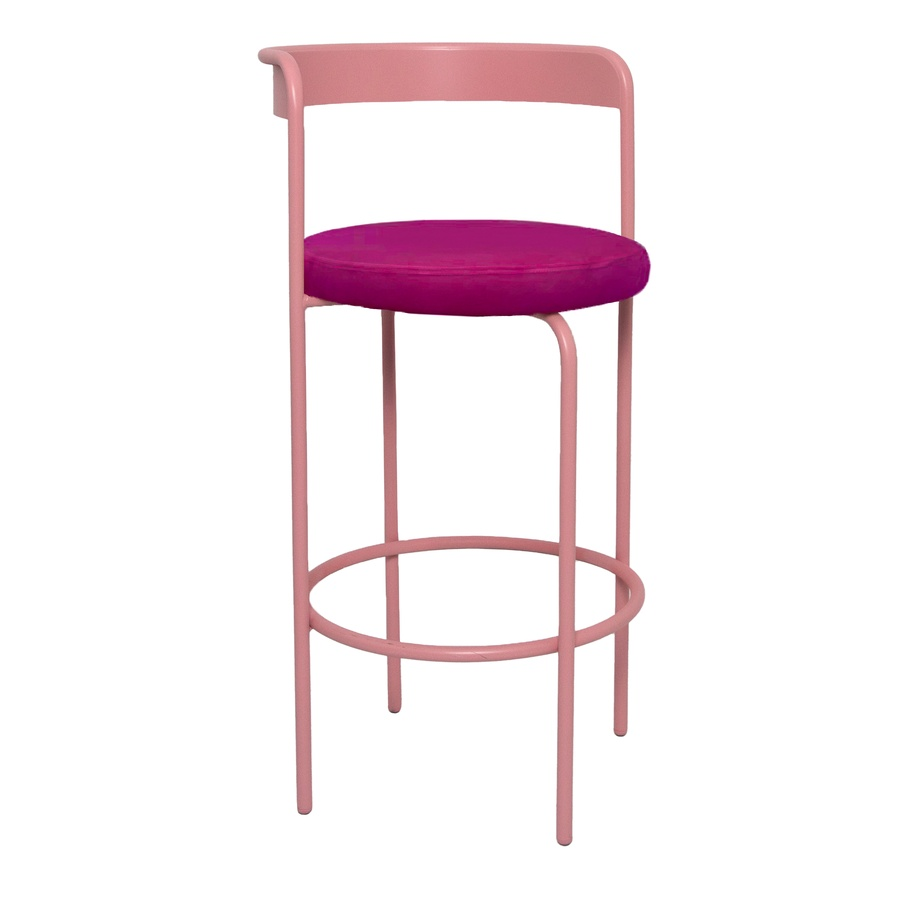 Стул барный Колори, Розовая помада + Манящая фуксия - Фото миниатюра 1