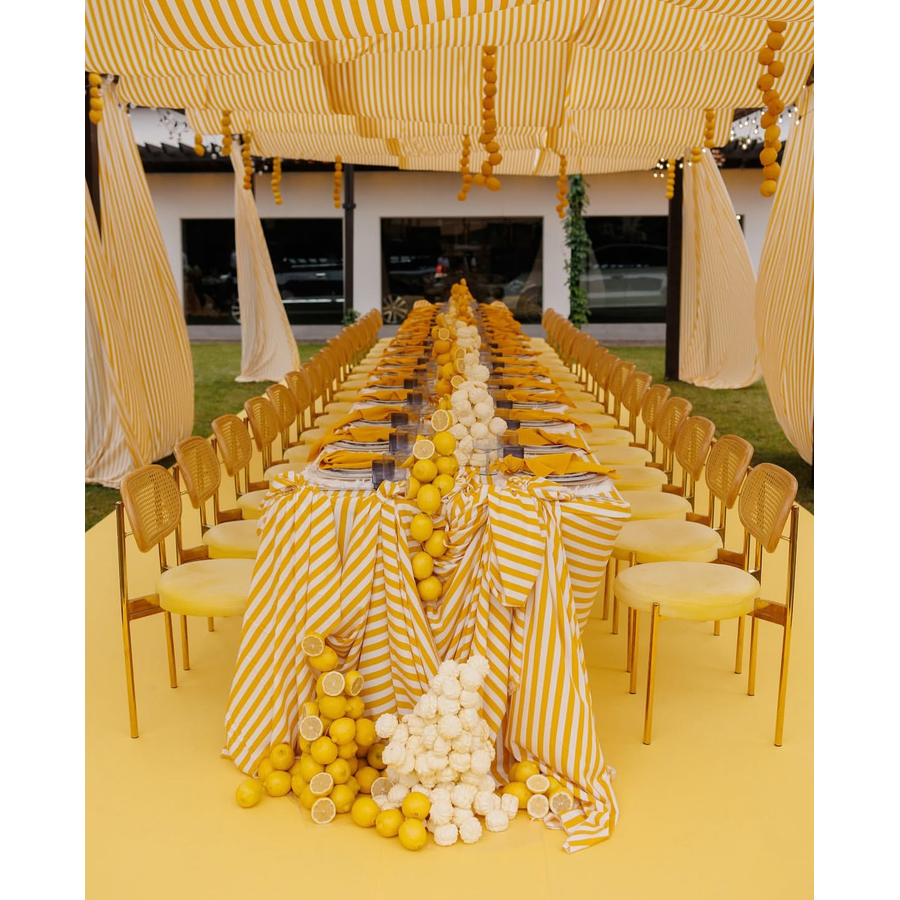 Стул Модерн Золото, Натуральный ротанг + Желтая субмарина - Фото миниатюра 7