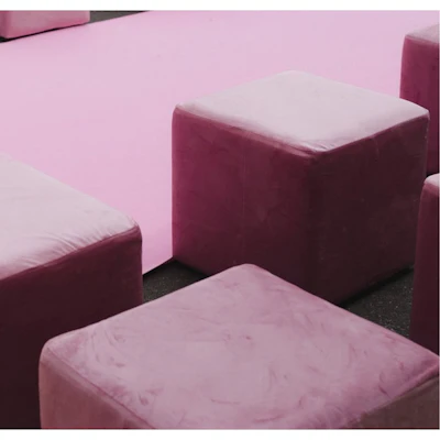 Пуф квадратный Точка, велюр, Куколка - изображение 4