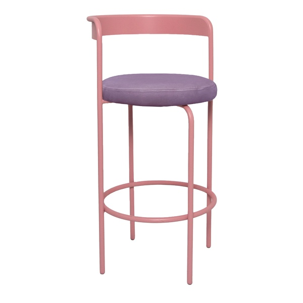 Стул барный Колори, Розовая помада + Нежная орхидея