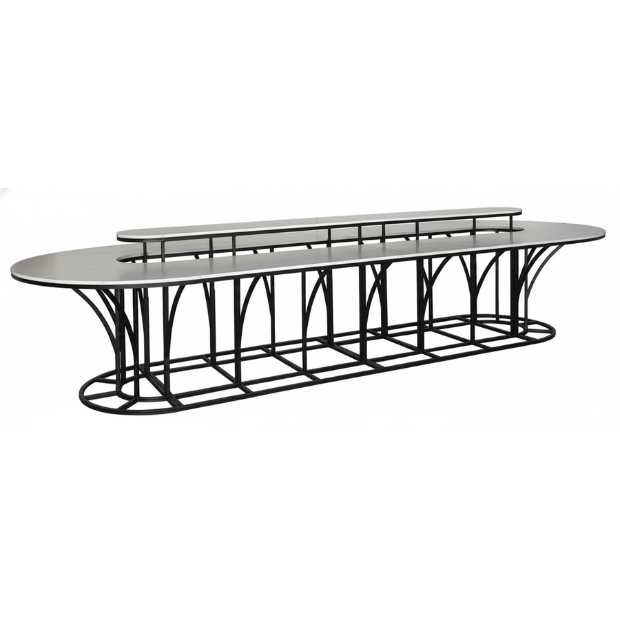 Стол Тьюлип (размер М), Черный (перекрас) - Фото миниатюра 1