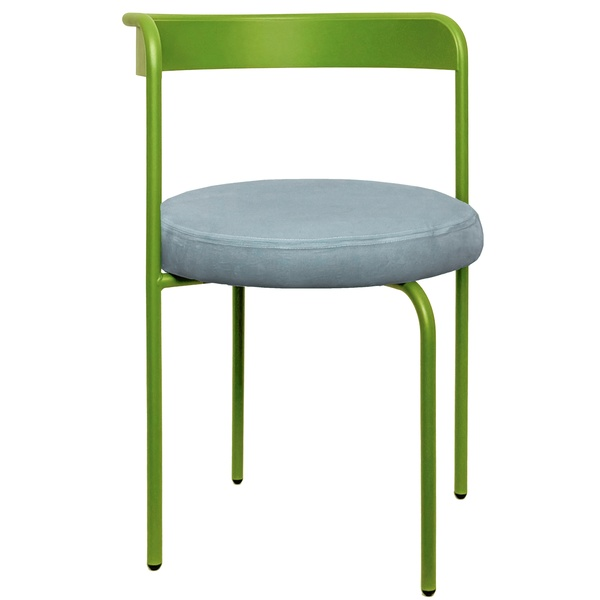 Стул Колори, Лайм + серо-голубой