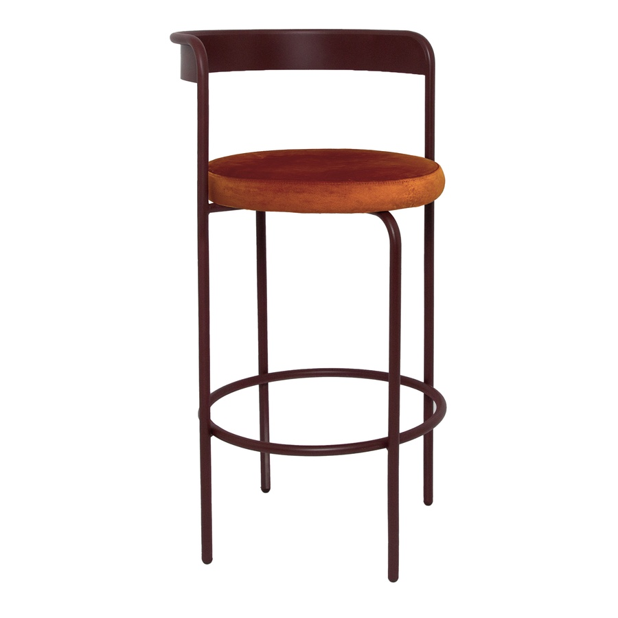 Стул барный Колори Бордо + Терракотовый - Фото миниатюра 1