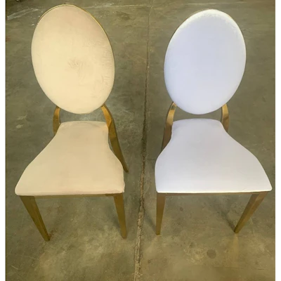 Стул Вашингтон Золото, велюр белый - изображение 7