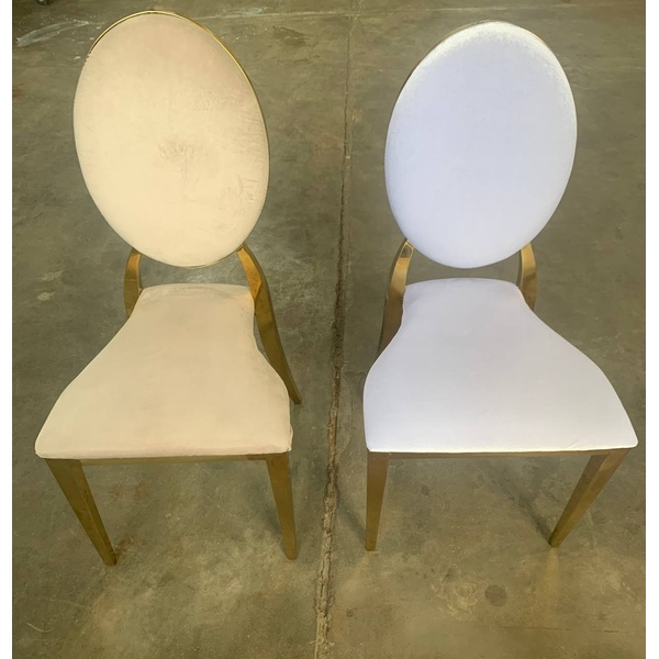 Стул Вашингтон Золото, велюр белый - Фото 8