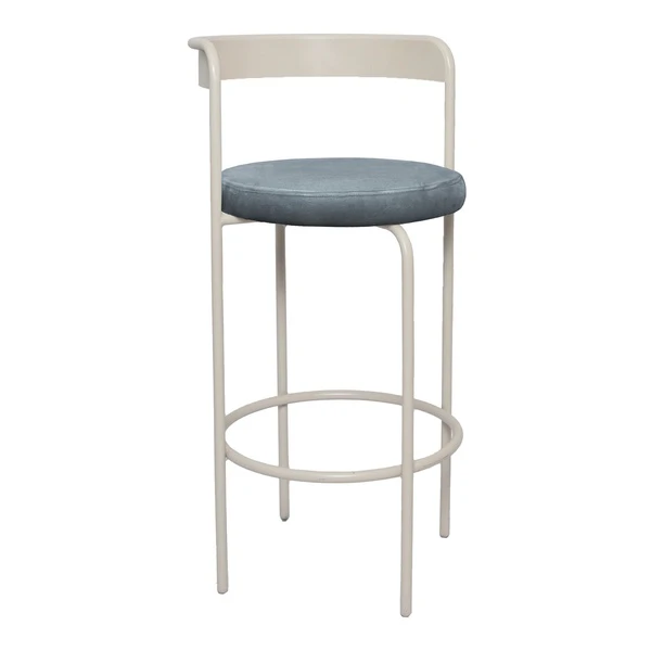Стул барный Колори, Рафаэлло + Серо-голубой 