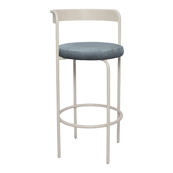 Стул барный Колори, Рафаэлло + Серо-голубой 