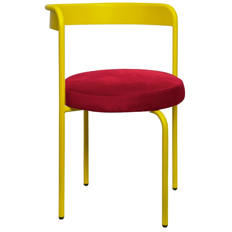 Стул Колори, Лимонный капкейк + Малиново-красный - Фото миниатюра 1