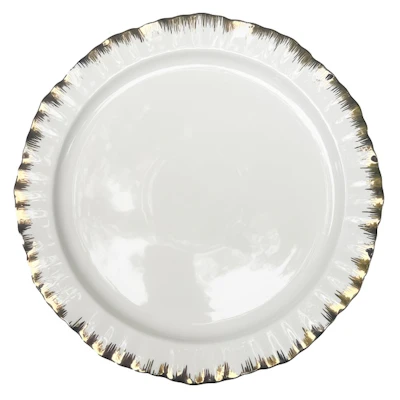 Сервировочная тарелка Подсолнух Золото