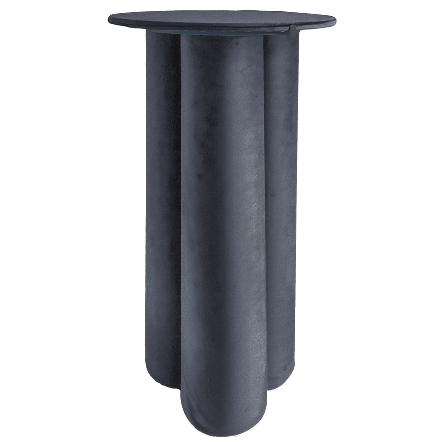 Коктейльный стол Сквош графит, велюр - Фото миниатюра 1